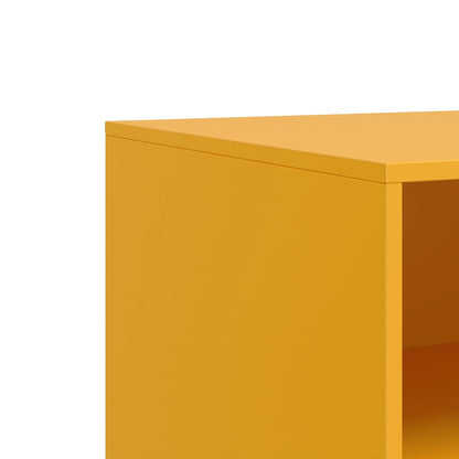 Mobili TV 2 pz Giallo Senape 67x39x44 cm in Acciaio | homemem39