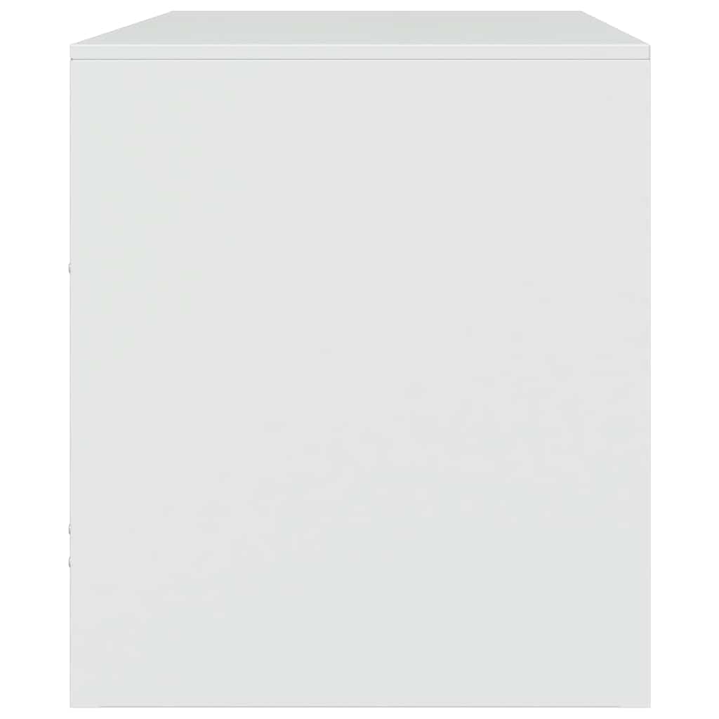 Mobili TV 2 pz Bianchi 67x39x44 cm in Acciaio | homemem39