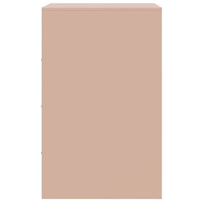 Comodino Rosa 34,5x39x62 cm in Acciaio | homemem39