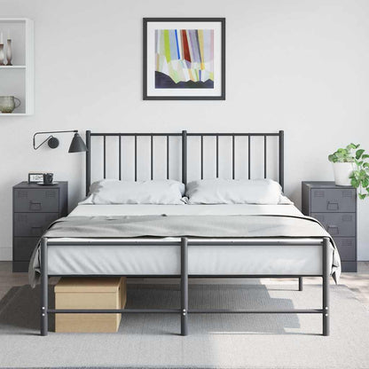 Comodini 2 pz Antracite 34,5x39x62 cm in Acciaio | homemem39