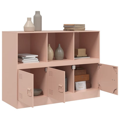 Credenza Rosa 99x39x73 cm in Acciaio - homemem39