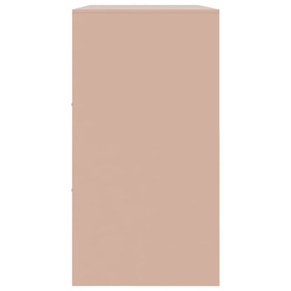 Credenza Rosa 99x39x73 cm in Acciaio - homemem39