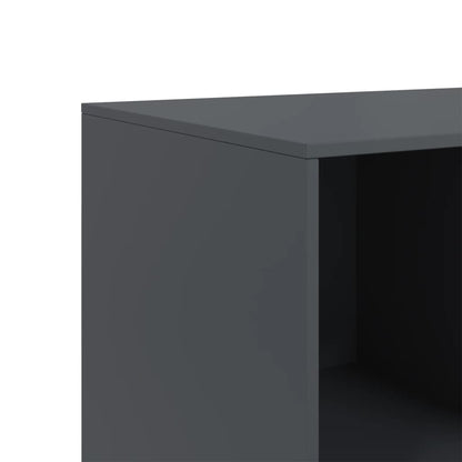 Credenza Antracite 99x39x73 cm in Acciaio - homemem39