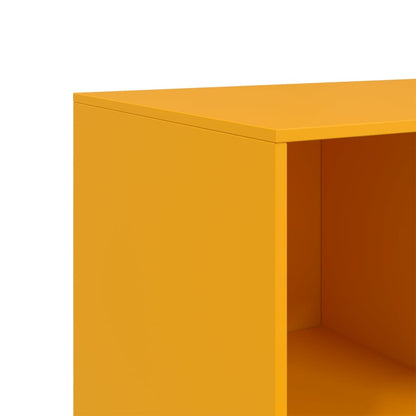 Credenza Giallo Senape 99x39x73 cm in Acciaio - homemem39