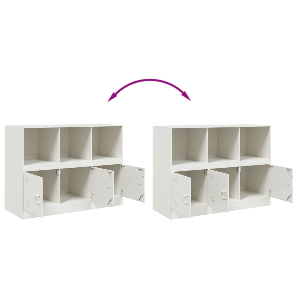 Credenza Rosa 99x39x73 cm in Acciaio - homemem39