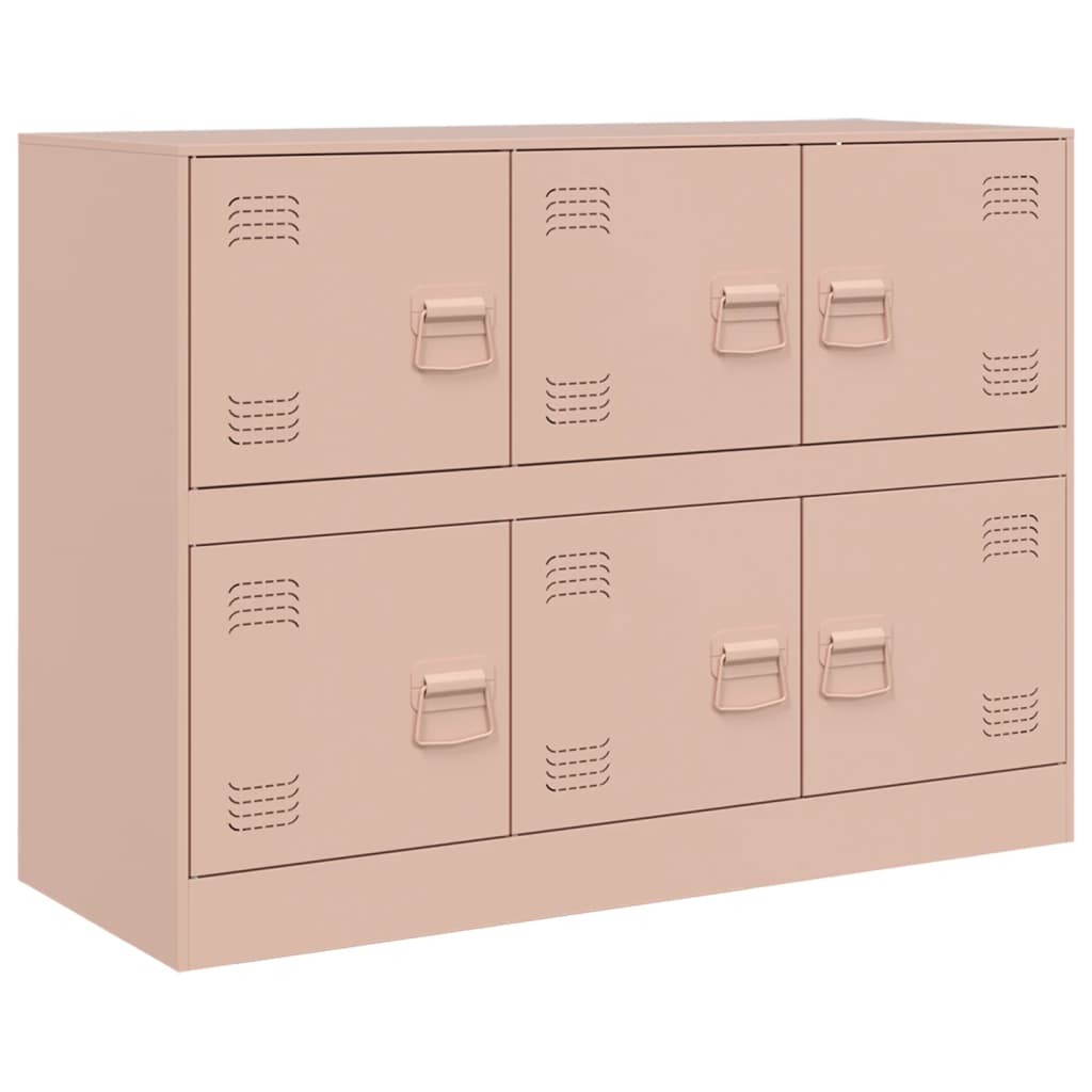 Credenza Rosa 99x39x73 cm in Acciaio - homemem39