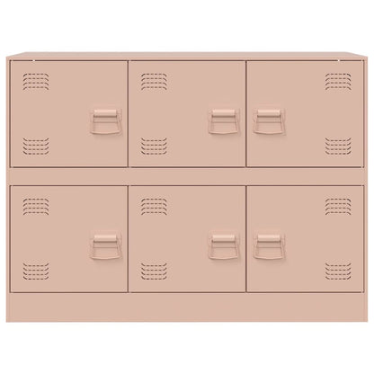 Credenza Rosa 99x39x73 cm in Acciaio - homemem39