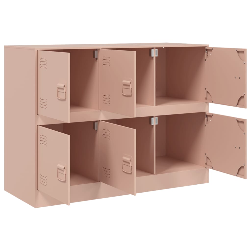 Credenza Rosa 99x39x73 cm in Acciaio - homemem39
