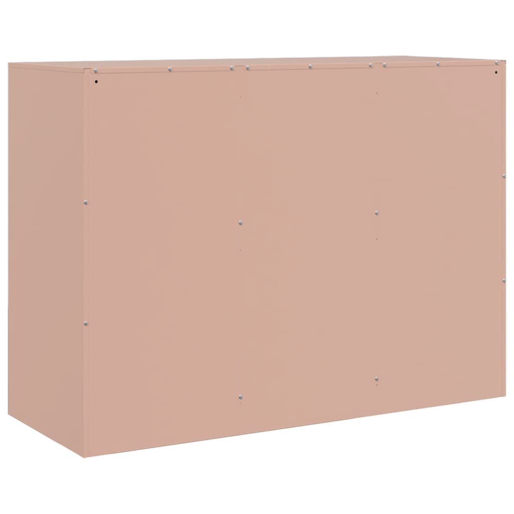 Credenza Rosa 99x39x73 cm in Acciaio - homemem39