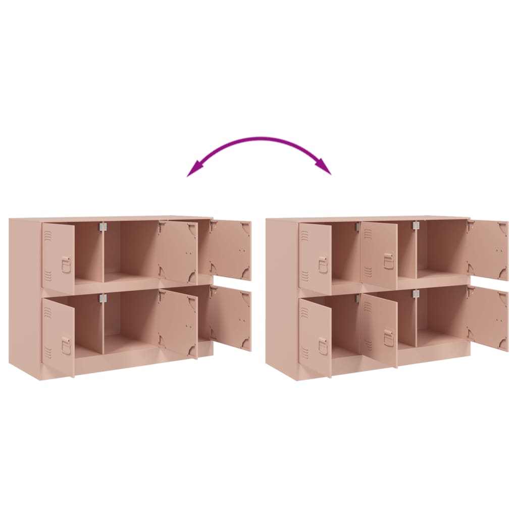 Credenza Rosa 99x39x73 cm in Acciaio | homemem39