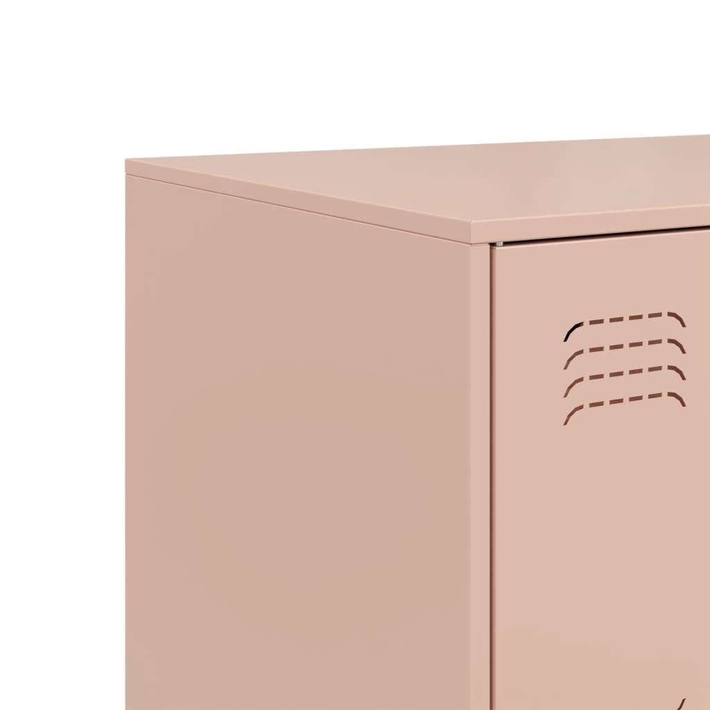 Credenza Rosa 99x39x73 cm in Acciaio - homemem39