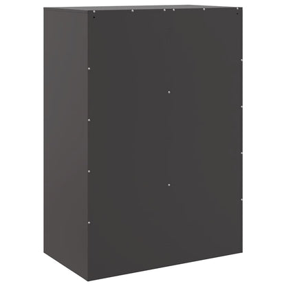 Credenza Nera 67x39x95 cm in Acciaio | homemem39