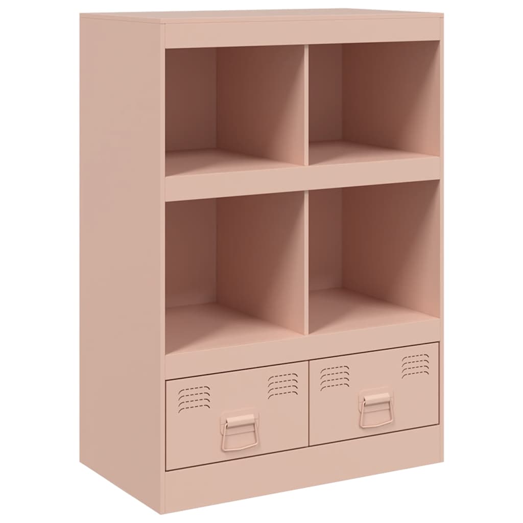 Credenza Rosa 67x39x95 cm in Acciaio - homemem39
