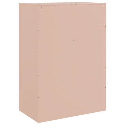Credenza Rosa 67x39x95 cm in Acciaio - homemem39