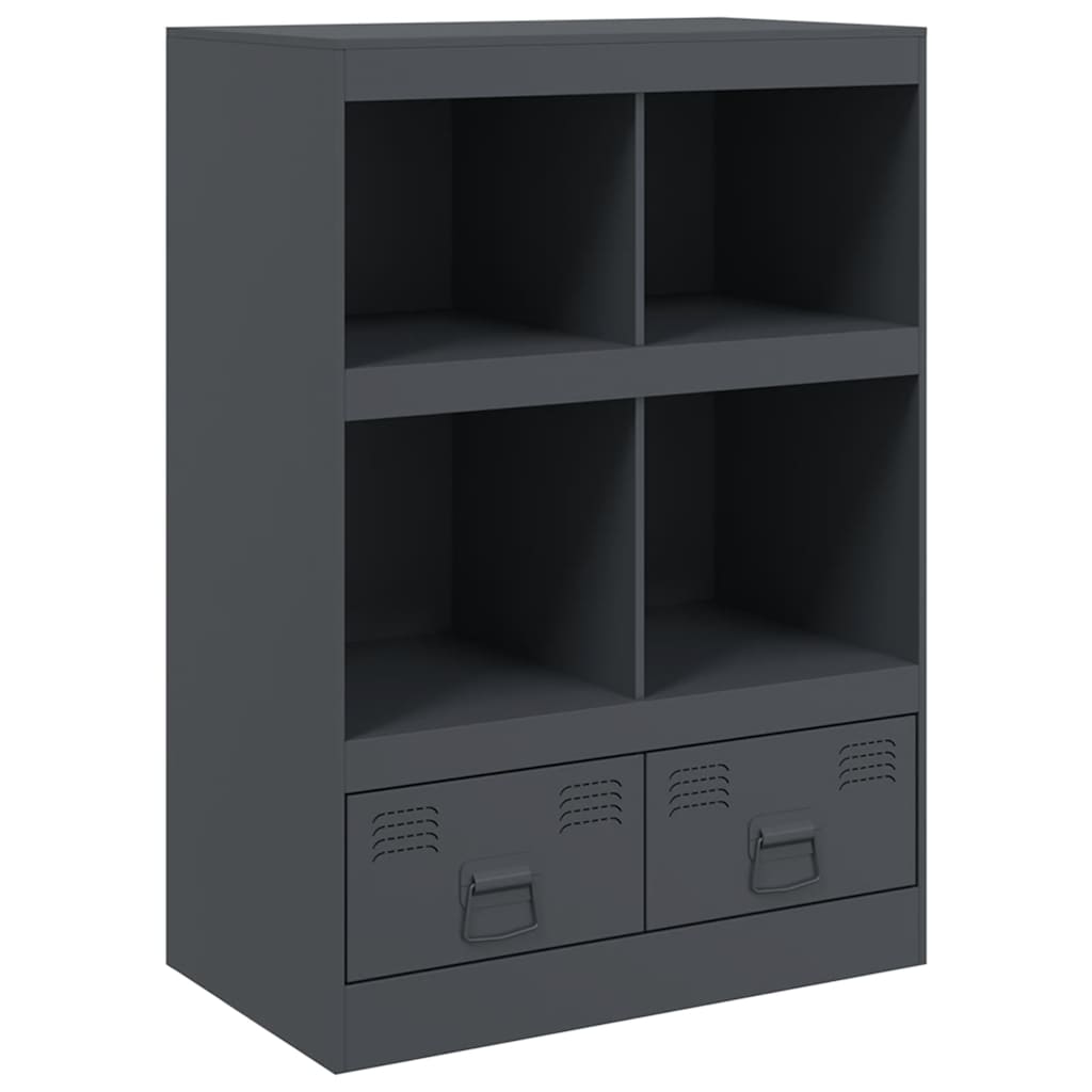 Credenza Antracite 67x39x95 cm in Acciaio | homemem39