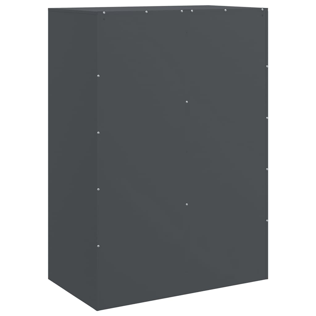 Credenza Antracite 67x39x95 cm in Acciaio | homemem39