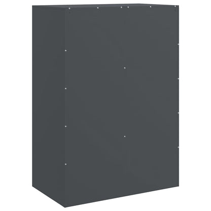 Credenza Antracite 67x39x95 cm in Acciaio | homemem39