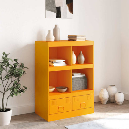 Credenza Giallo Senape 67x39x95 cm in Acciaio | homemem39