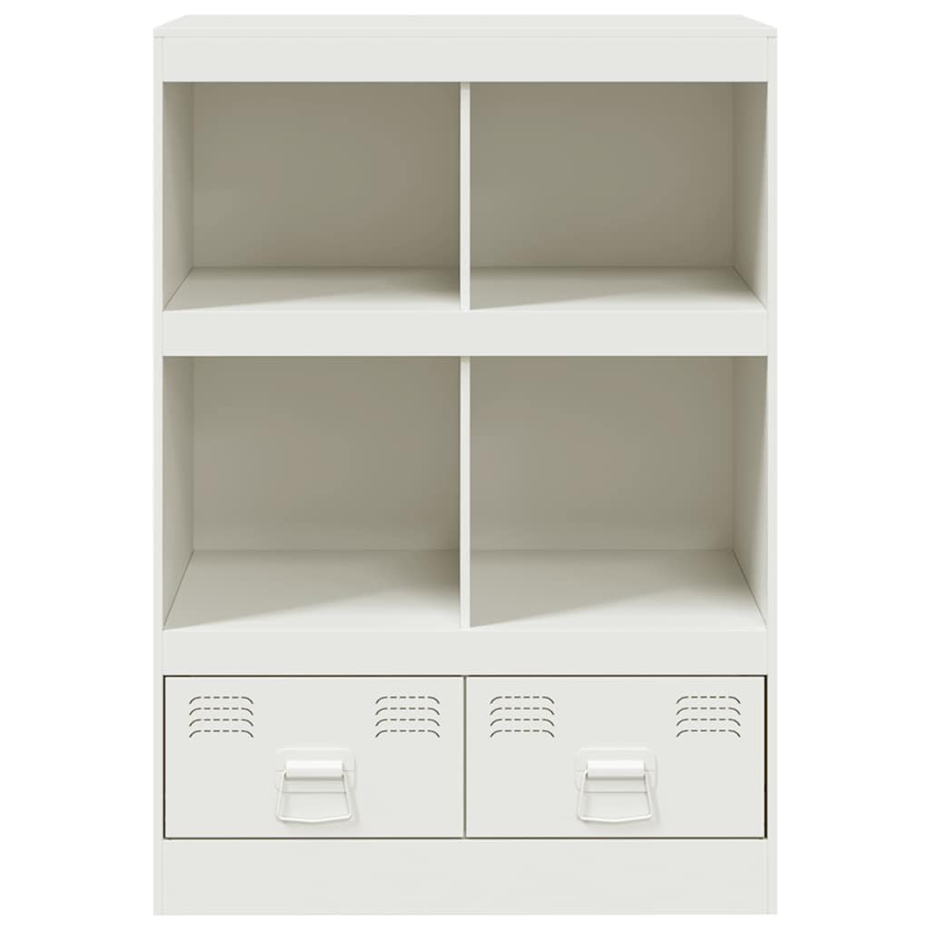 Credenza Bianca 67x39x95 cm in Acciaio | homemem39
