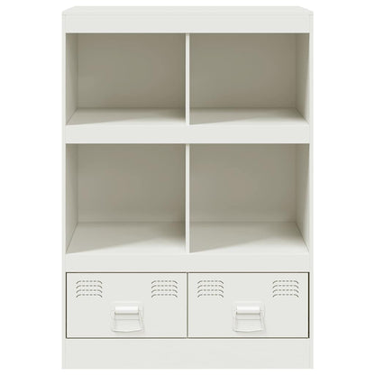Credenza Bianca 67x39x95 cm in Acciaio | homemem39
