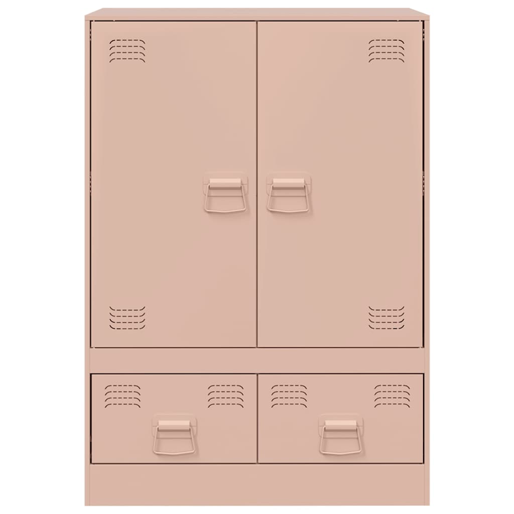 Credenza Rosa 67x39x95 cm in Acciaio - homemem39