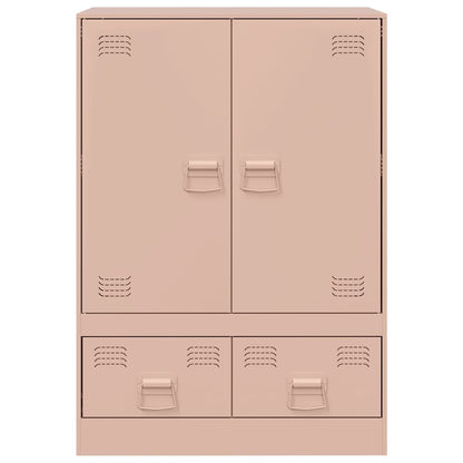 Credenza Rosa 67x39x95 cm in Acciaio - homemem39