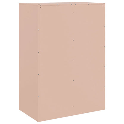 Credenza Rosa 67x39x95 cm in Acciaio - homemem39