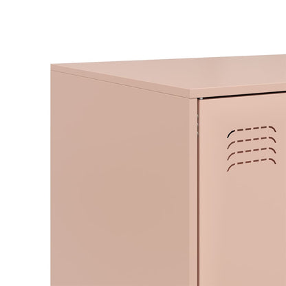 Credenza Rosa 67x39x95 cm in Acciaio - homemem39