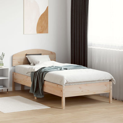 Testiera 90 cm in Legno Massello di Pino - homemem39