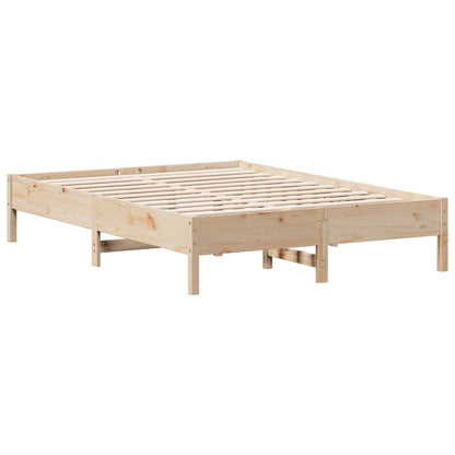 Letto senza Materasso 150x200 cm in Legno Massello di Pino | homemem39