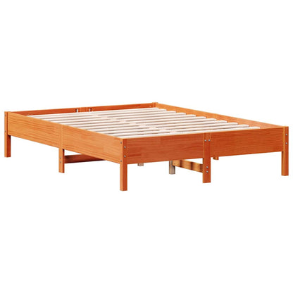 Letto senza Materasso Marrone Cera 120x190 cm in Legno di Pino | homemem39