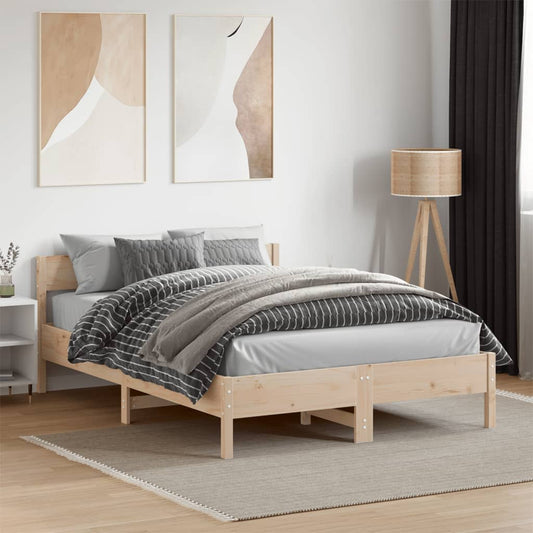 Letto senza Materasso 120x190 cm in Legno Massello di Pino | homemem39