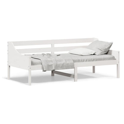 Dormeuse senza Materasso Bianca 80x200 cm Legno Massello Pino - homemem39