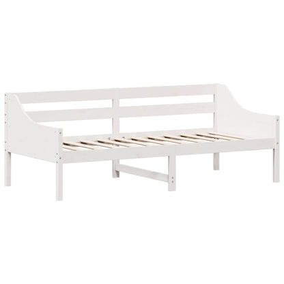 Dormeuse senza Materasso Bianca 80x200 cm Legno Massello Pino - homemem39