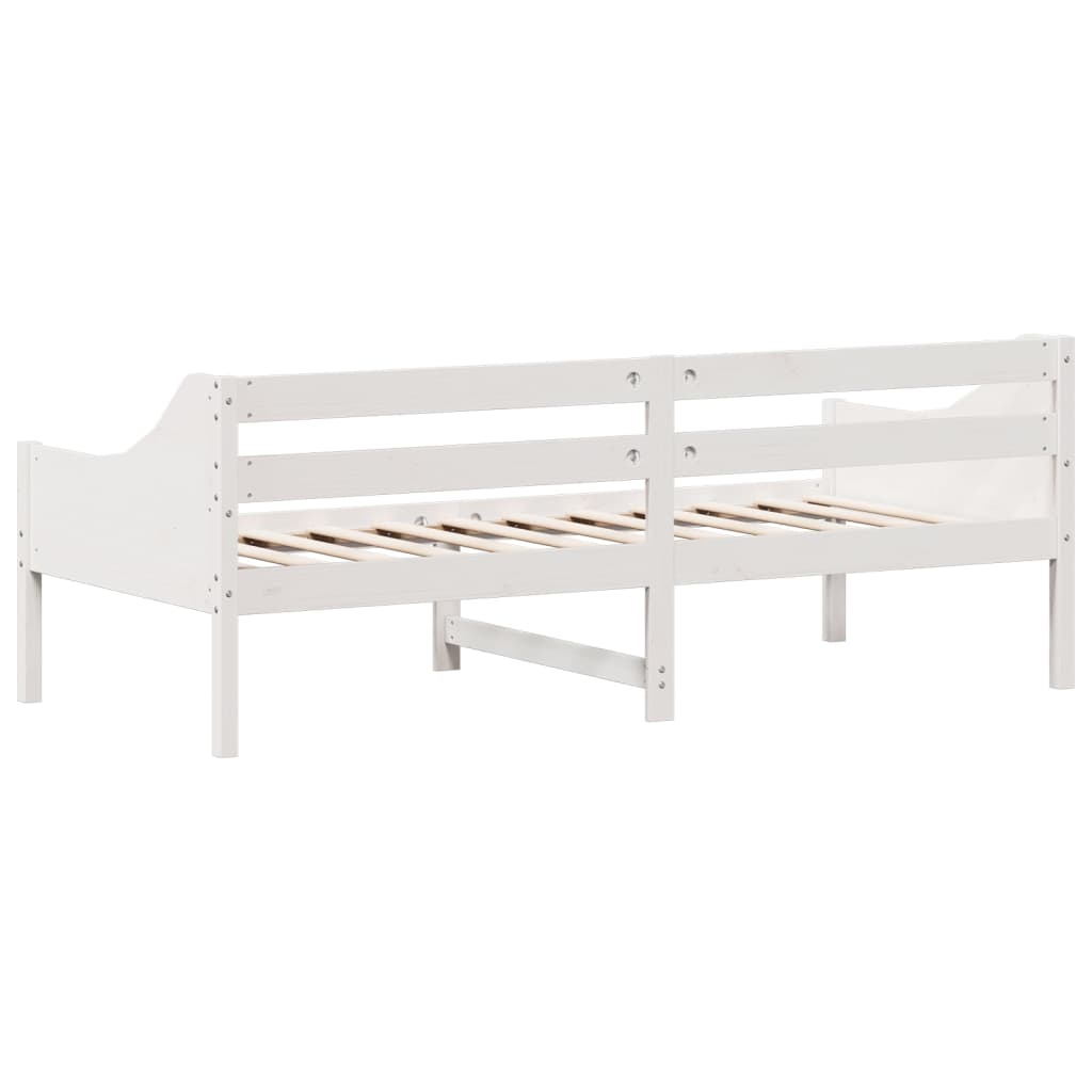 Dormeuse senza Materasso Bianca 80x200 cm Legno Massello Pino | homemem39