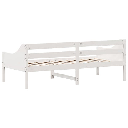 Dormeuse senza Materasso Bianca 80x200 cm Legno Massello Pino | homemem39