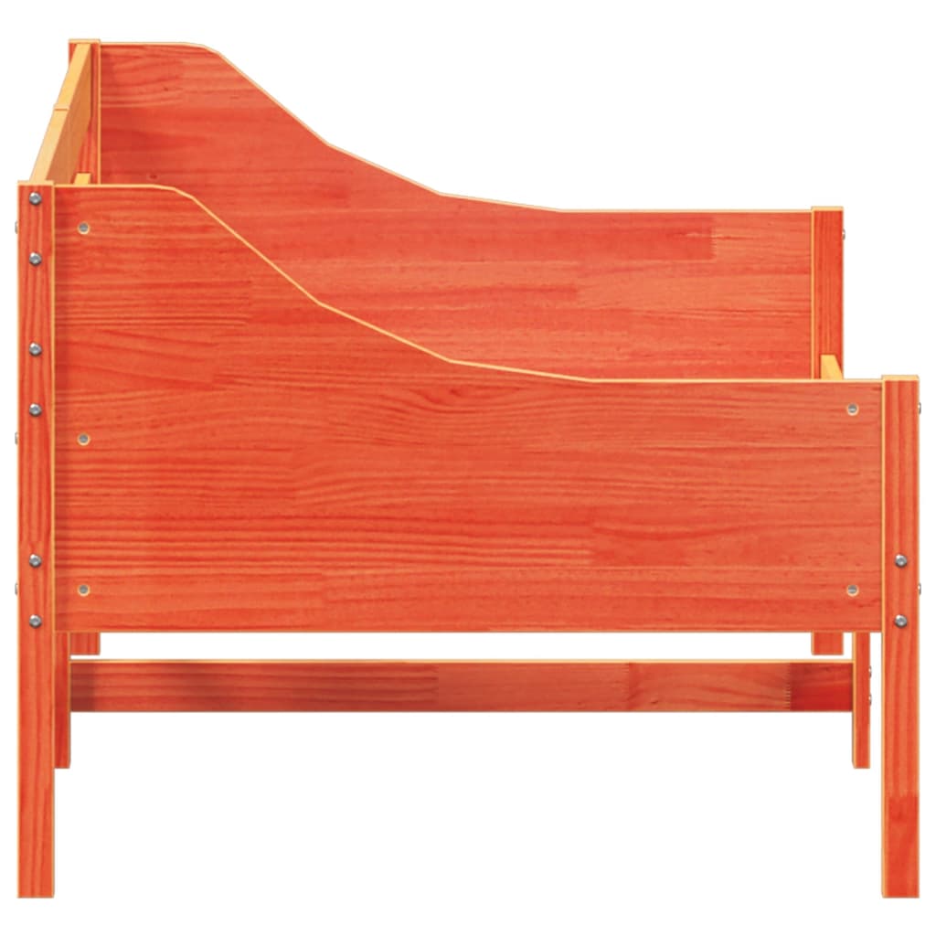 Dormeuse senza Materasso Marrone Cera 100x200 cm Legno di Pino | homemem39