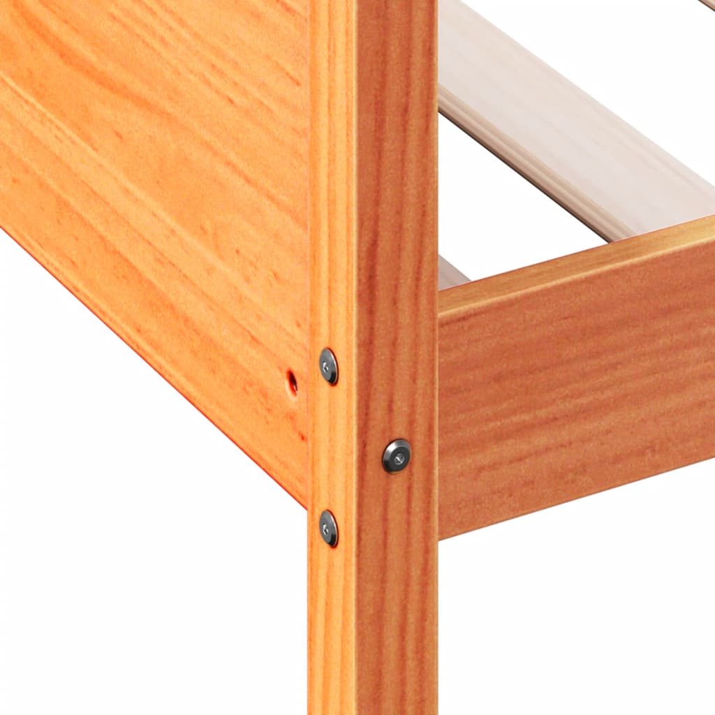 Dormeuse senza Materasso Marrone Cera 100x200 cm Legno di Pino | homemem39