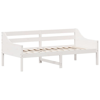 Dormeuse senza Materasso Bianca 90x190 cm Legno Massello Pino - homemem39