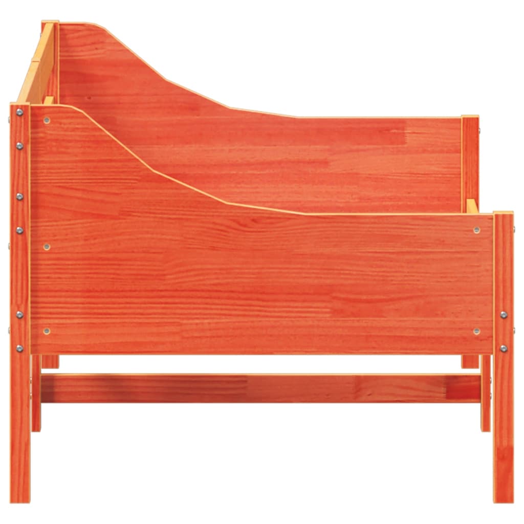 Dormeuse senza Materasso Marrone Cera 90x190 cm Legno di Pino - homemem39