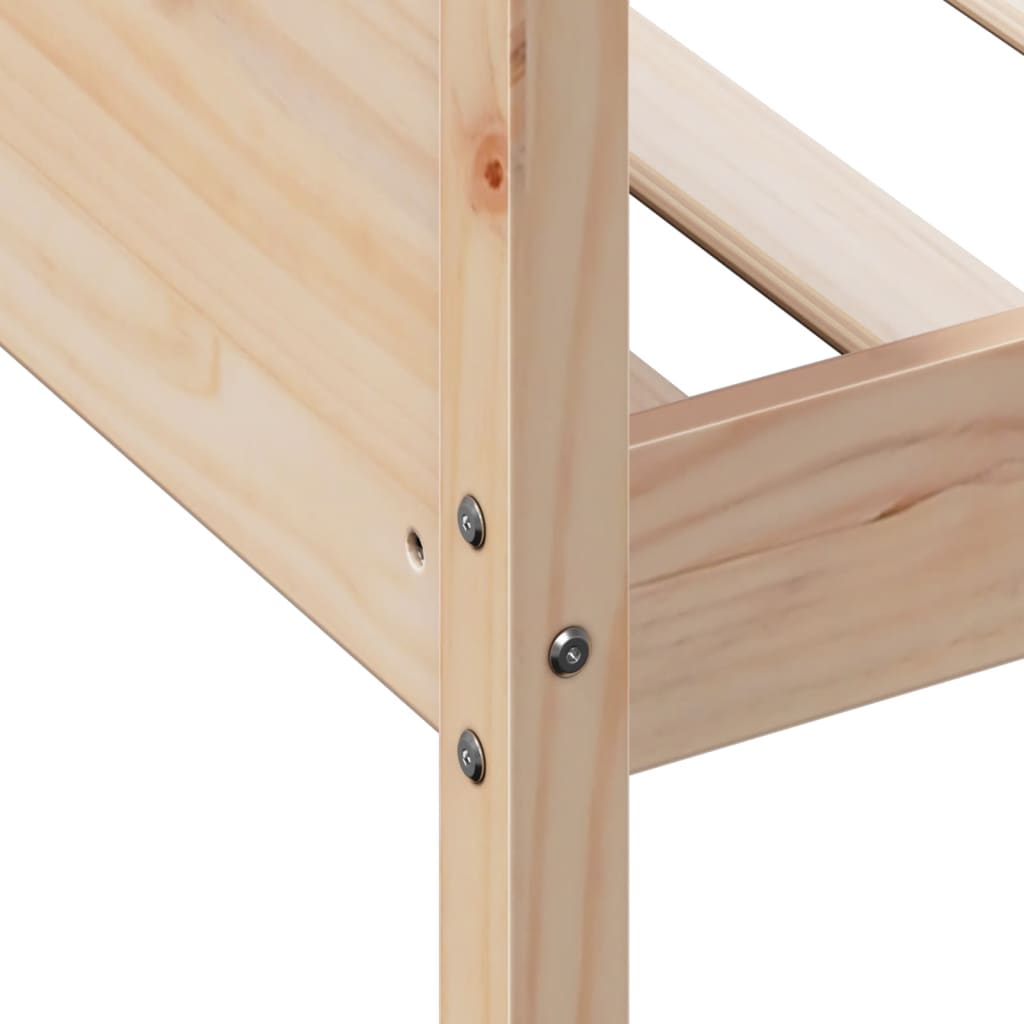 Dormeuse senza Materasso 75x190 cm in Legno Massello di Pino