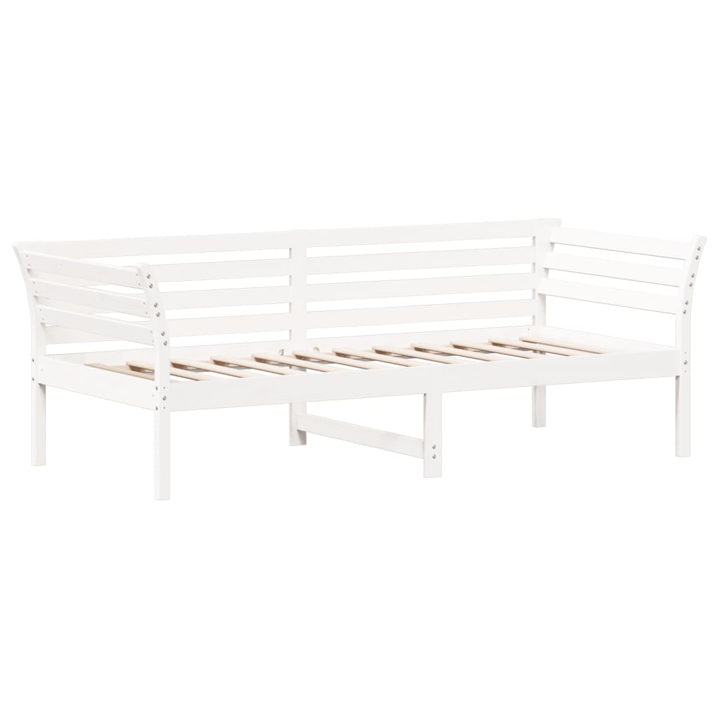 Dormeuse senza Materasso Bianca 80x200 cm Legno Massello Pino | homemem39