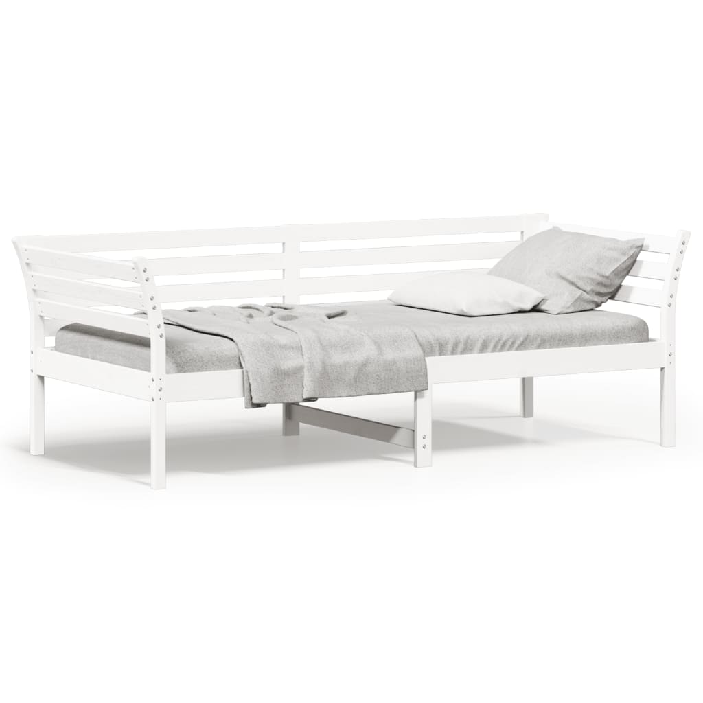 Dormeuse senza Materasso Bianca 90x200 cm Legno Massello Pino | homemem39