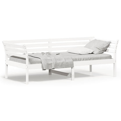 Dormeuse senza Materasso Bianca 90x200 cm Legno Massello Pino | homemem39