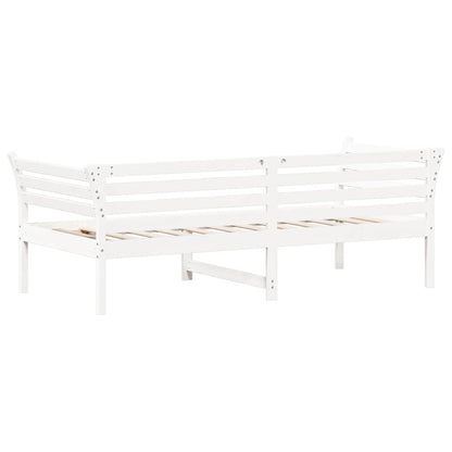 Dormeuse senza Materasso Bianca 90x200 cm Legno Massello Pino - homemem39