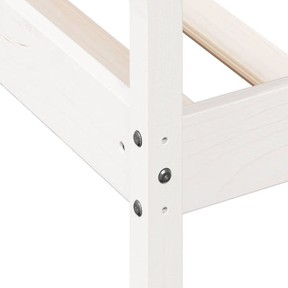 Dormeuse senza Materasso Bianca 90x200 cm Legno Massello Pino | homemem39