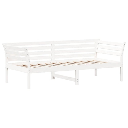 Dormeuse senza Materasso Bianco 100x200 cm Legno Massello Pino - homemem39