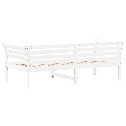 Dormeuse senza Materasso Bianco 100x200 cm Legno Massello Pino | homemem39