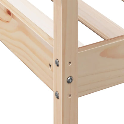 Dormeuse senza Materasso 75x190 cm in Legno Massello di Pino - homemem39