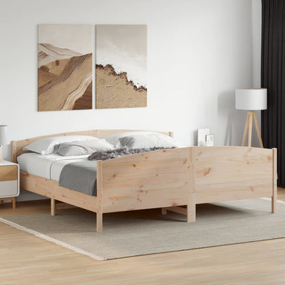 Giroletto senza Materasso 200x200 cm in Legno Massello di Pino | homemem39